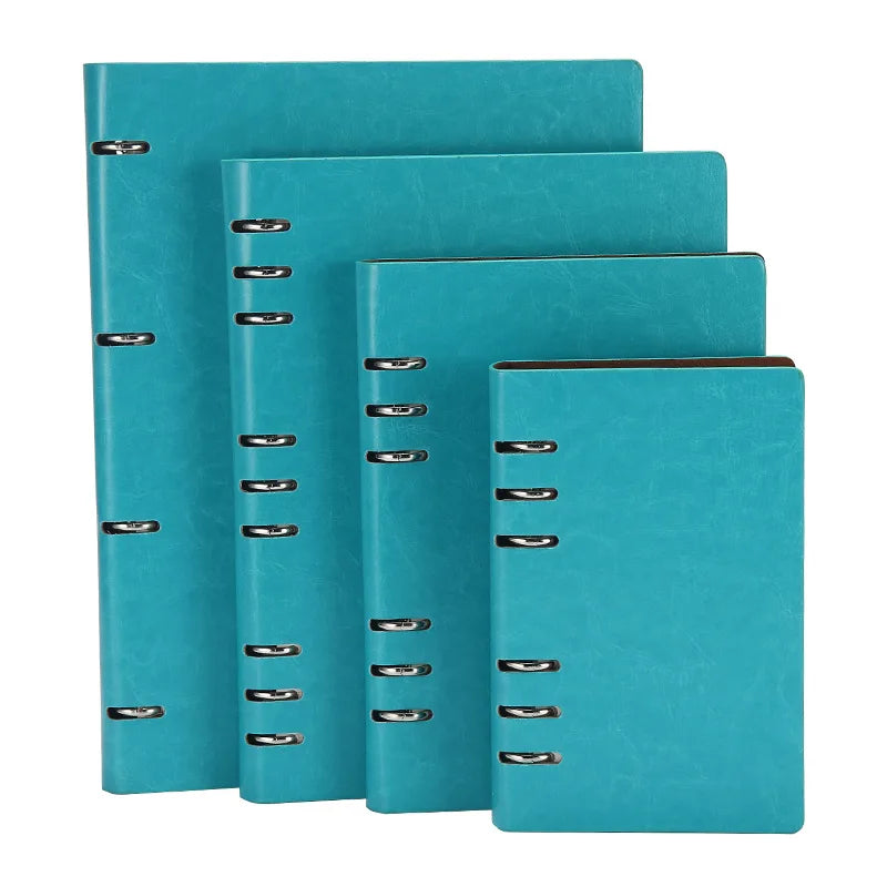 Loose Leaf Notebook - Detachable Leather Notepad | Multi Size A4 A5 A6 B5 - ZOOMNSTORE