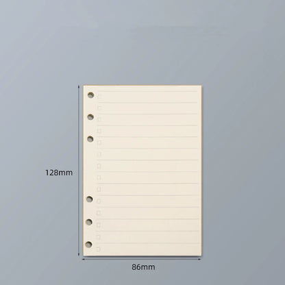 Loose Leaf Notebook Refill - A5 A6 A7 Spiral Binder Lined  Grid Paper - ZOOMNSTORE