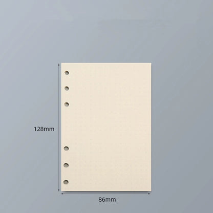 Loose Leaf Notebook Refill - A5 A6 A7 Spiral Binder Lined  Grid Paper - ZOOMNSTORE