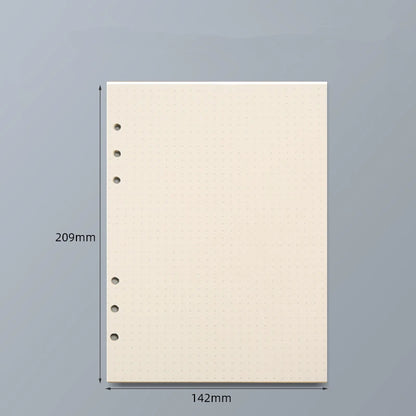 Loose Leaf Notebook Refill - A5 A6 A7 Spiral Binder Lined  Grid Paper - ZOOMNSTORE