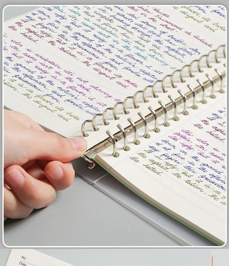Loose Leaf Notebook - A4 B5 A5 Refill Binder With Metal Ring & Detachable Pages - ZOOMNSTORE