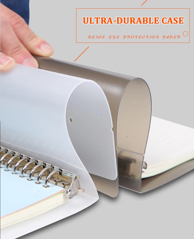 Loose Leaf Notebook - A4 B5 A5 Refill Binder With Metal Ring & Detachable Pages - ZOOMNSTORE