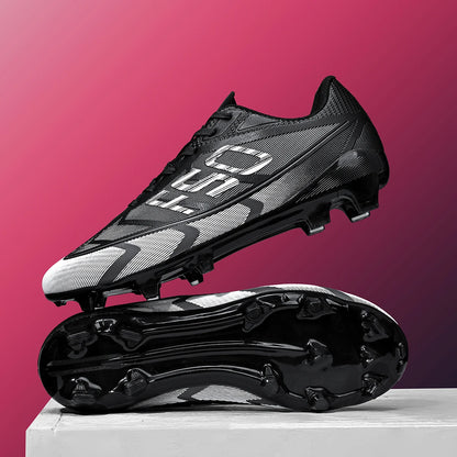 Low-Cut Football Shoes – Unisex Soccer Cleats With Long Studs | Anti-Skid PU Upper - ZOOMNSTORE