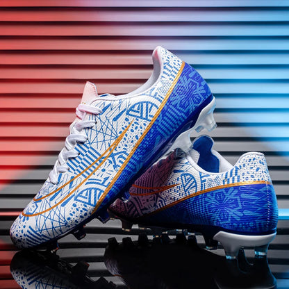 Low-Cut Football Shoes – Unisex Soccer Cleats With Long Studs | Anti-Skid PU Upper - ZOOMNSTORE