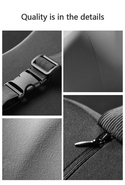 Lumbar Support Pillow - Electric Vibration Massage Cushion for Car Seat Comfort - ZOOMNSTORE