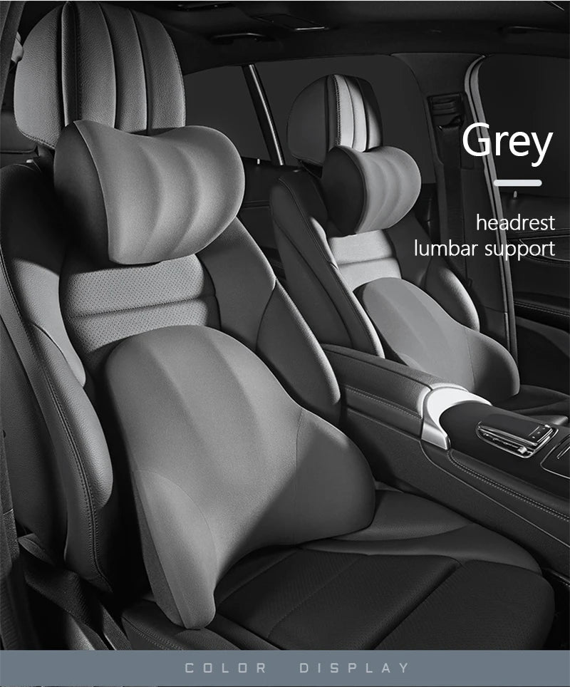 Lumbar Support Pillow - Electric Vibration Massage Cushion for Car Seat Comfort - ZOOMNSTORE