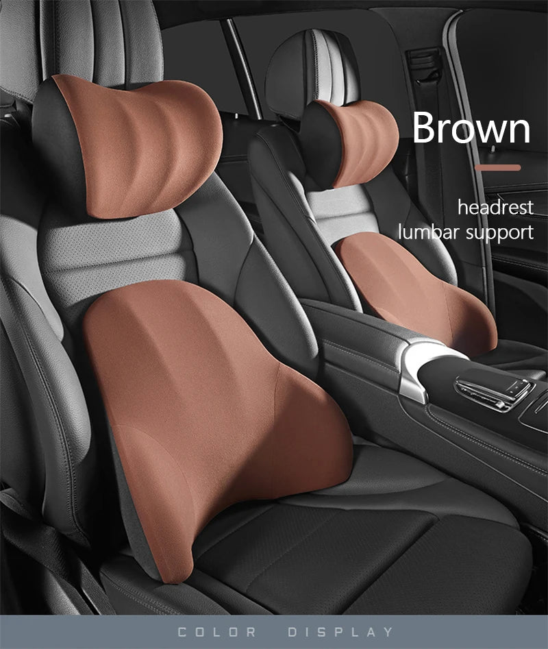 Lumbar Support Pillow - Electric Vibration Massage Cushion for Car Seat Comfort - ZOOMNSTORE