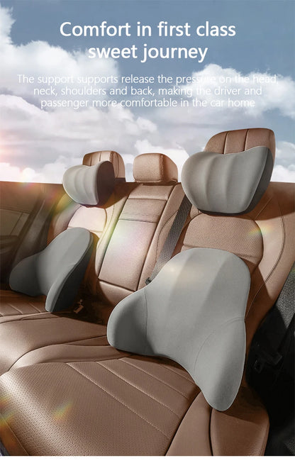 Lumbar Support Pillow - Electric Vibration Massage Cushion for Car Seat Comfort - ZOOMNSTORE