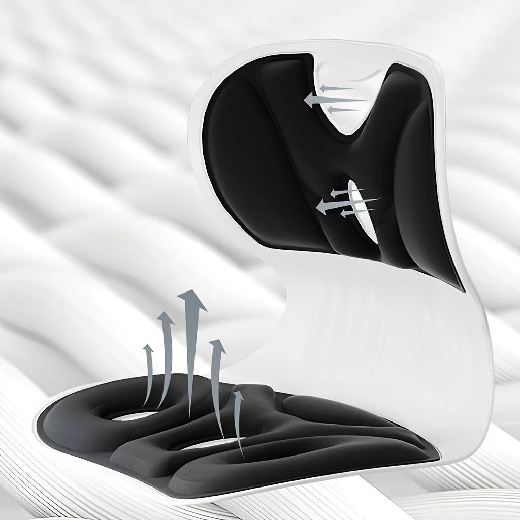 Lumbar Support Pillow – Ergonomic Back Cushion for Lower Pain Relief & Posture Correction - ZOOMNSTORE