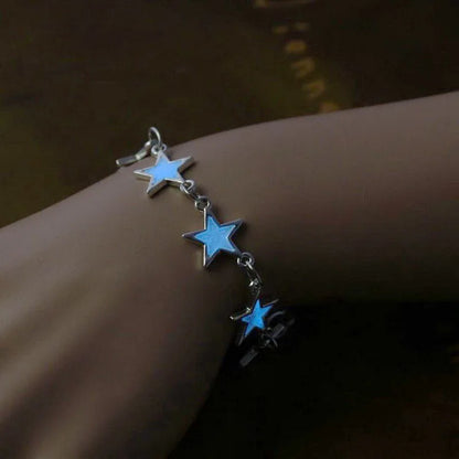 Luminous Glass Bracelet - Six-Colour Fluorescent Charm Jewelry for Teens  Adults - ZOOMNSTORE