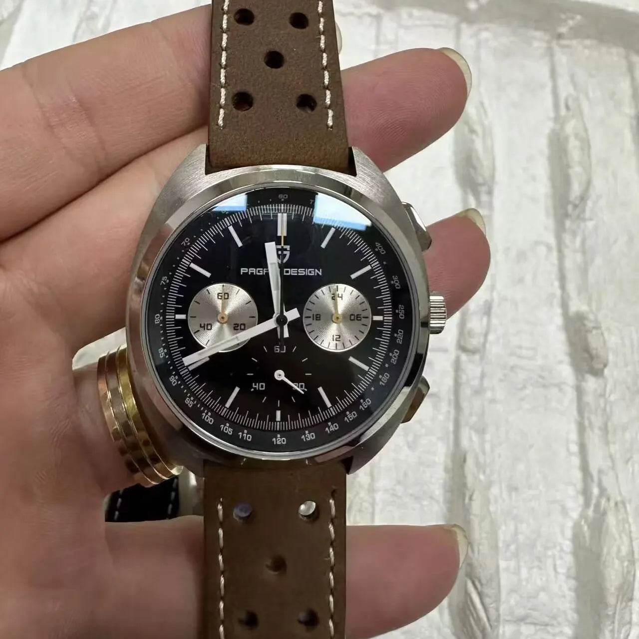 PAGANI DESIGN 2024 NEW Turtle Back Chronograph 1782 Watch for Man Fashion Men's Quartz Watch Luminous relogios masculino - ZOOMNSTORE