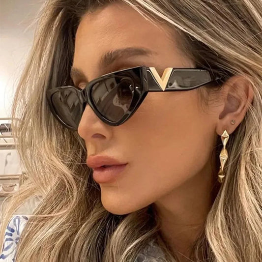 Luxury Cat Eye Sunglasses - Fashionable UV400 Womens Eyewear - ZOOMNSTORE