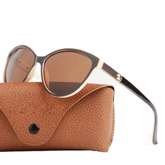 Luxury Cat Eye Sunglasses - Polarized Vintage Fashion for Women - ZOOMNSTORE