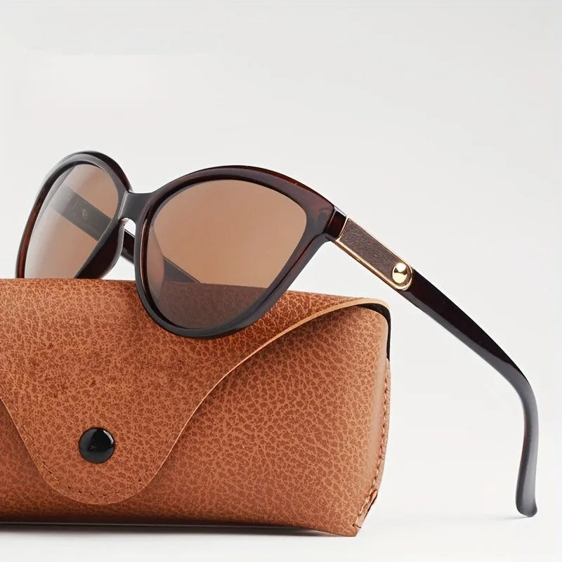Luxury Cat Eye Sunglasses - Polarized Vintage Fashion for Women - ZOOMNSTORE