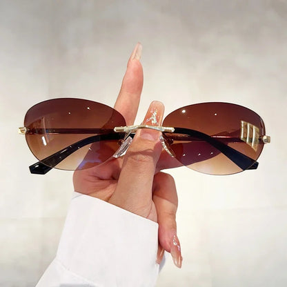 Luxury Cat Eye Sunglasses - Vintage Punk Womens Shades UV400 - ZOOMNSTORE