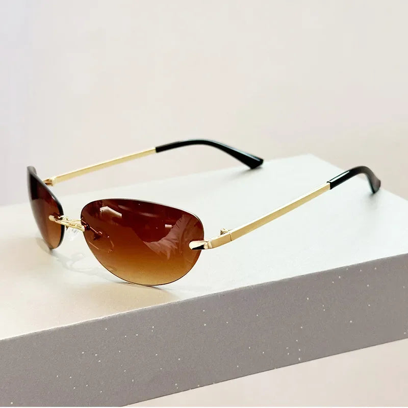 Luxury Cat Eye Sunglasses - Vintage Punk Womens Shades UV400 - ZOOMNSTORE