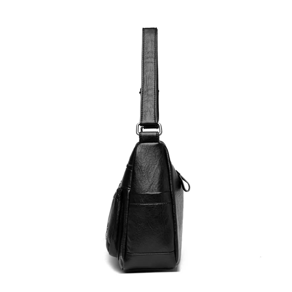 Luxury Crossbody Bags - Soft Leather Handbags With Zipper Closure & Interior Pockets - ZOOMNSTORE
