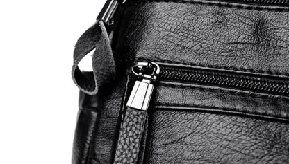 Luxury Crossbody Bags - Soft Leather Handbags With Zipper Closure & Interior Pockets - ZOOMNSTORE