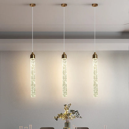 Luxury Crystal Pendant Light - Modern Gold Hanging Lamp for Living Room Bedroom Dining Room Decor - ZOOMNSTORE