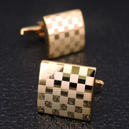 Luxury Mens Cufflinks - High-Quality French Square Button Accessories - ZOOMNSTORE