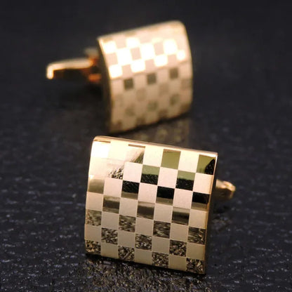Luxury Mens Cufflinks - High-Quality French Square Button Accessories - ZOOMNSTORE