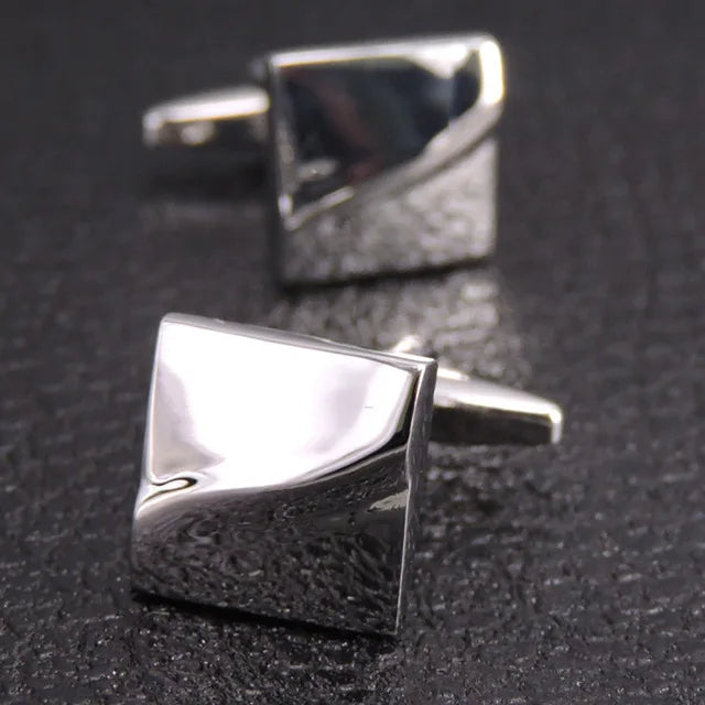 Luxury Mens Cufflinks - High-Quality French Square Button Accessories - ZOOMNSTORE