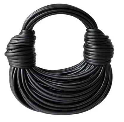 Luxury Handwoven Noodle Hobo Bag - Chic Gold  Silver Evening Clutch - ZOOMNSTORE