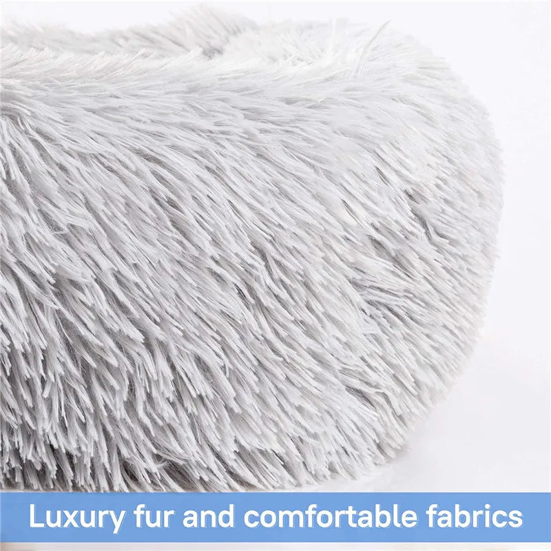 Luxury Dog Bed - Plush Dog Mat, Washable Small Medium Large Calming Bed - ZOOMNSTORE