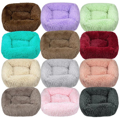 Luxury Dog Bed - Plush Dog Mat, Washable Small Medium Large Calming Bed - ZOOMNSTORE