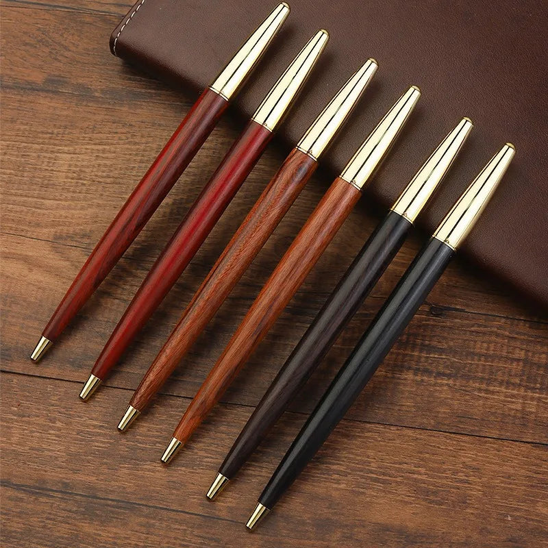 Luxury Fountain Pen - Elegant Wooden Brass Ink Pen for Calligraphy and Signature Writing - ZOOMNSTORE