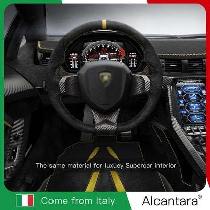 Luxury Magnetic Alcantara Case for iPhone 17161514 Pro Max - Suede Leather Supercar Design - ZOOMNSTORE