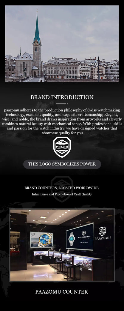 Luxury Men's Watch - Waterproof Stainless Steel Quartz Business Wristwatch With Luminous Date - ZOOMNSTORE