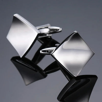 Luxury Mens Cufflinks - High-Quality French Square Button Accessories - ZOOMNSTORE