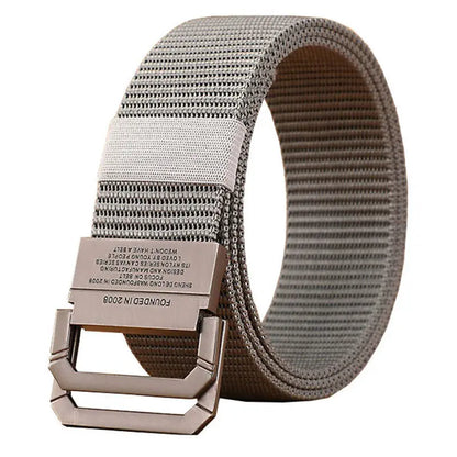 Luxury Mens Tactical Nylon Belt - Fashionable Military Sports Strap - ZOOMNSTORE