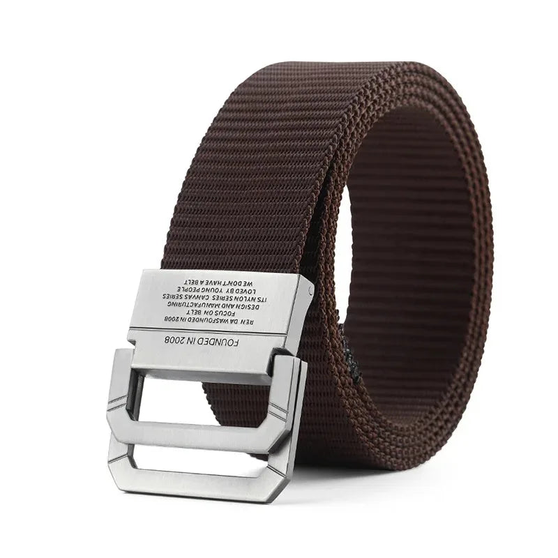 Luxury Mens Tactical Nylon Belt - Fashionable Military Sports Strap - ZOOMNSTORE
