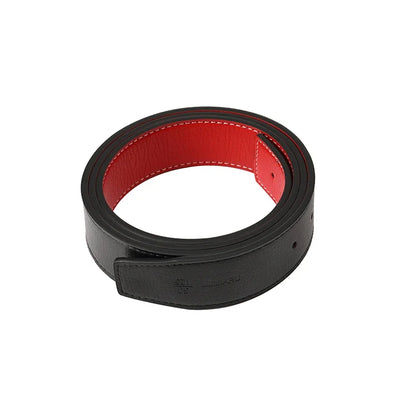 Luxury No-Buckle Mens Belt - High-Quality PU Leather Strap 38cm - ZOOMNSTORE