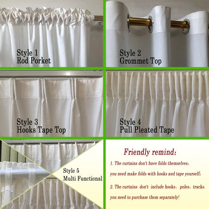 Asazal White Tulle High Quality Thick Yarn Luxury Chiffon Window Curtains For Bedroom Villa Opaque Drapes Living Room Decoration - ZOOMNSTORE
