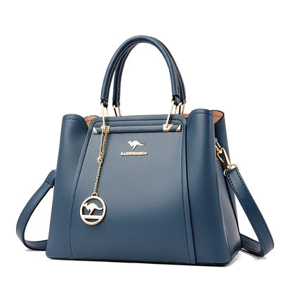 Luxury Womens Leather Crossbody Bag - Large Capacity Designer Tote - ZOOMNSTORE