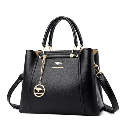 Luxury Womens Leather Crossbody Bag - Large Capacity Designer Tote - ZOOMNSTORE