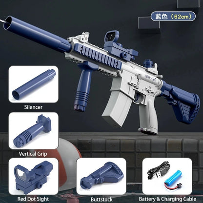 M416 Electric Water Gun - Full Automatic Beach Toy for Kids  Adults - ZOOMNSTORE