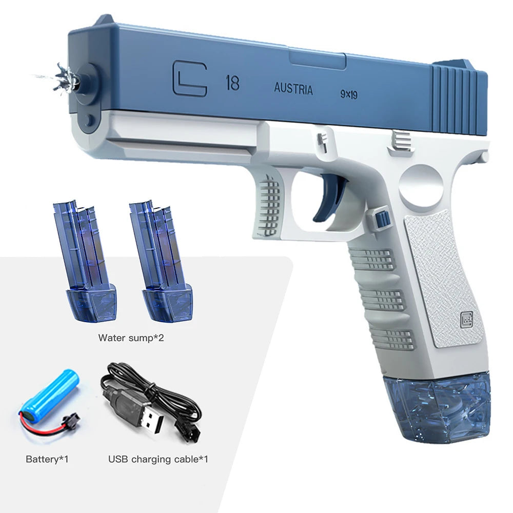 M416 Electric Water Gun - Full Automatic Beach Toy for Kids  Adults - ZOOMNSTORE