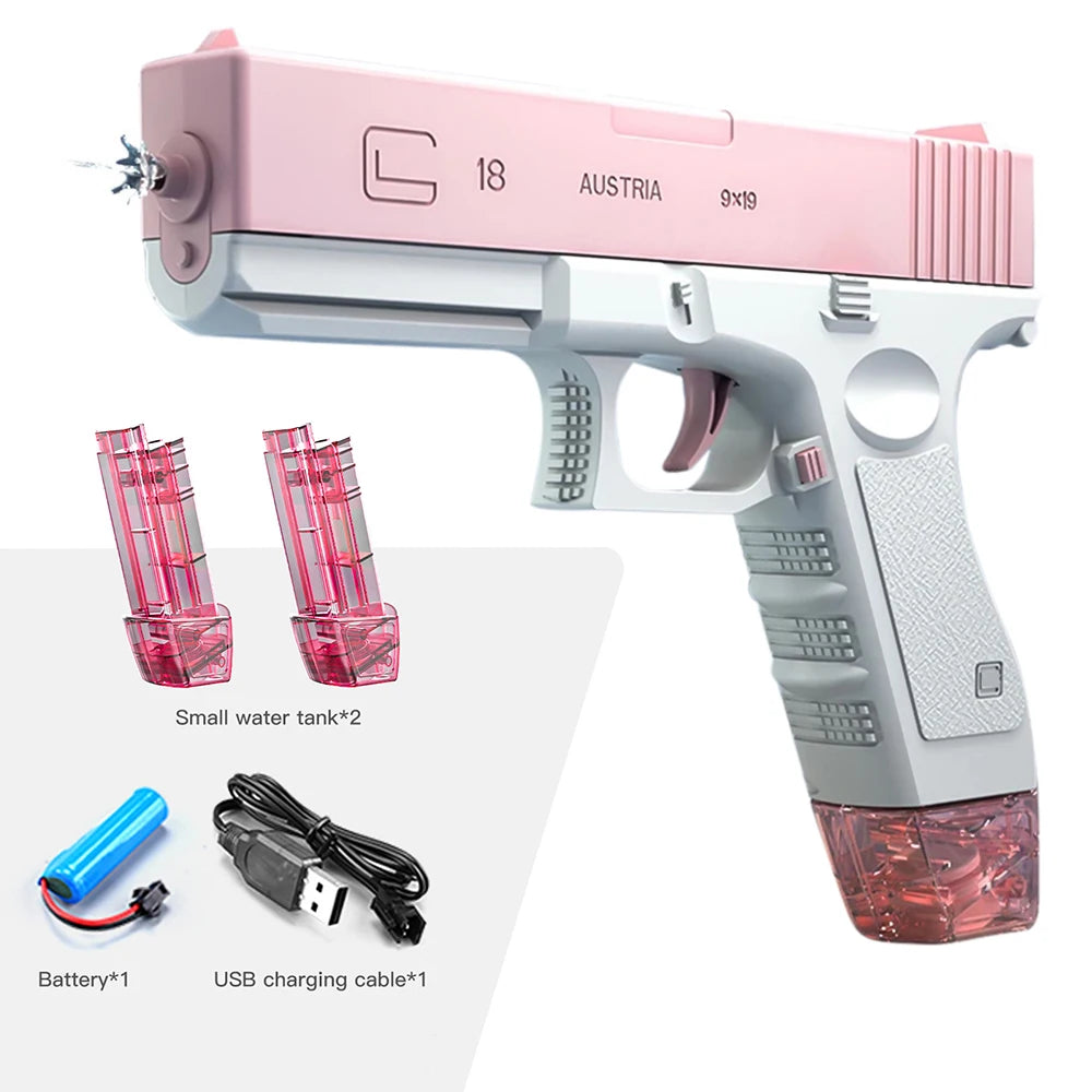 M416 Electric Water Gun - Full Automatic Beach Toy for Kids  Adults - ZOOMNSTORE