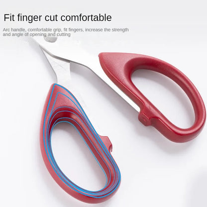 M&G 160mm Red Scissor Office Household Life Scissors Medium Handmade Paper Scissors Office Supplies 1 Piece - ZOOMNSTORE