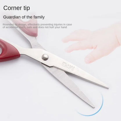 M&G 160mm Red Scissor Office Household Life Scissors Medium Handmade Paper Scissors Office Supplies 1 Piece - ZOOMNSTORE