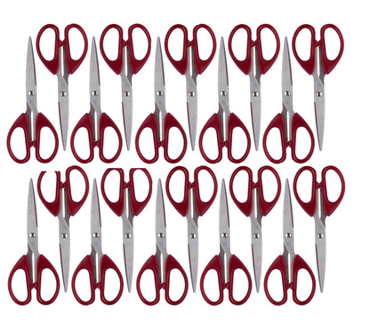 M&G 160mm Red Scissor Office Household Life Scissors Medium Handmade Paper Scissors Office Supplies 1 Piece - ZOOMNSTORE