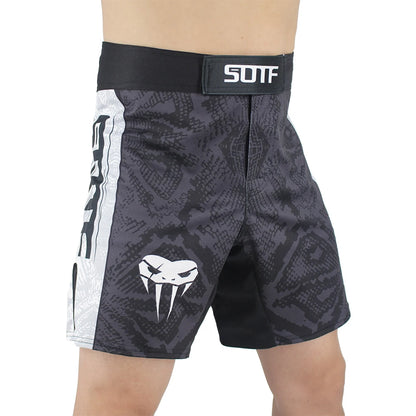 MMA Boxing Shorts - SOTF Snake Scale Muay Thai Kickboxing Shorts - ZOOMNSTORE