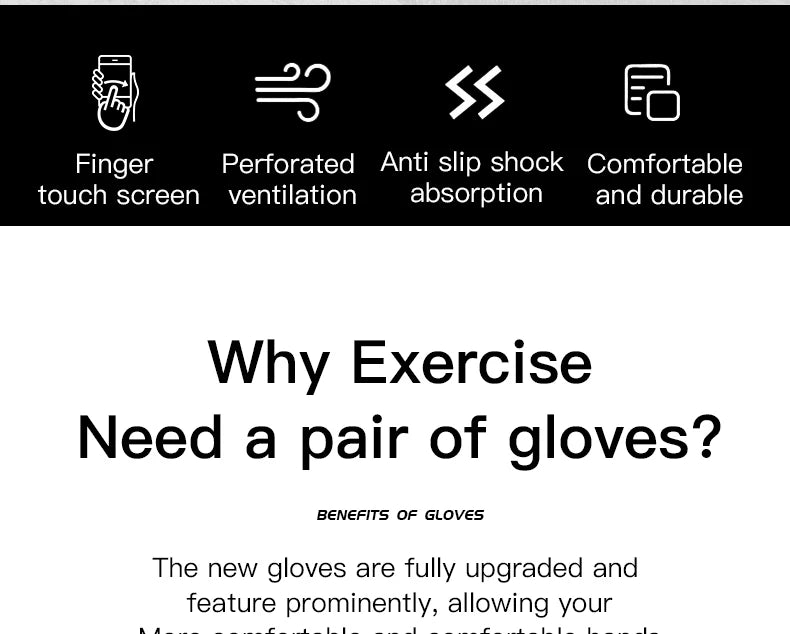 MTB Cycling Gloves - Winter Long Finger Non Slip Shock Proof Breathable Cotton - ZOOMNSTORE