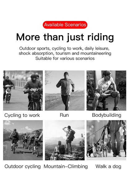 MTB Cycling Gloves - Winter Long Finger Non Slip Shock Proof Breathable Cotton - ZOOMNSTORE