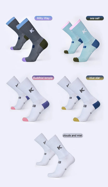 MTB Cycling Socks | Professional Compression Stockings for Men - Comfortable, Moisture Wicking - ZOOMNSTORE