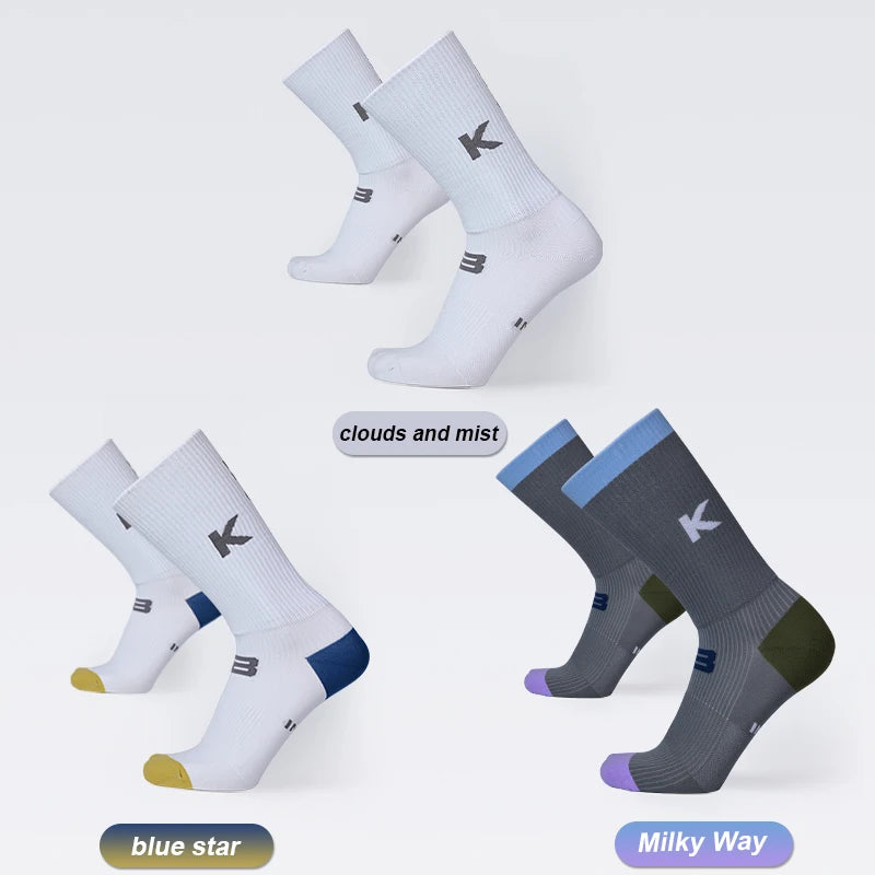 MTB Cycling Socks | Professional Compression Stockings for Men - Comfortable, Moisture Wicking - ZOOMNSTORE